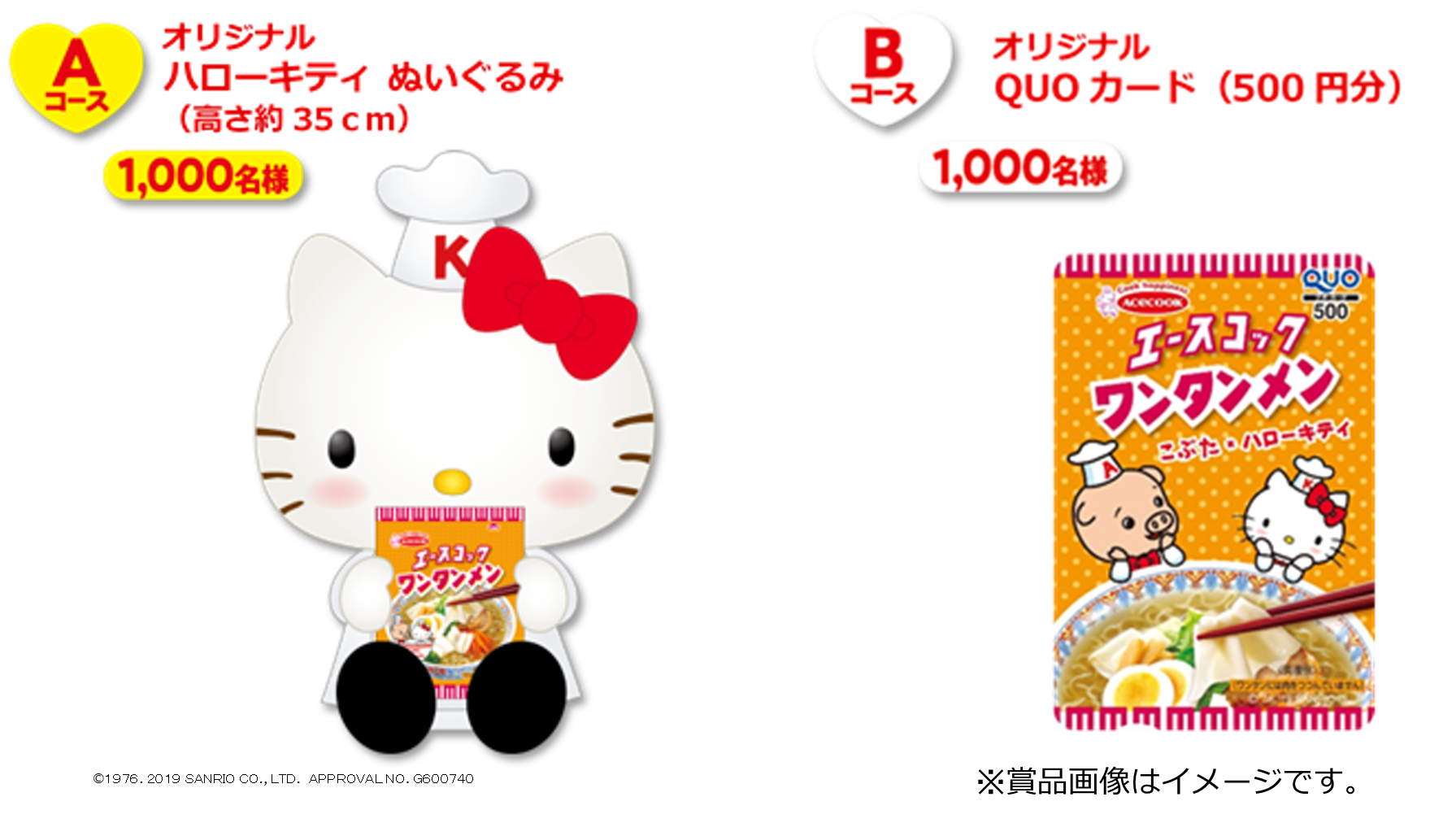 ©1976, 2019 SANRIO CO., LTD. APPROVAL NO.600740