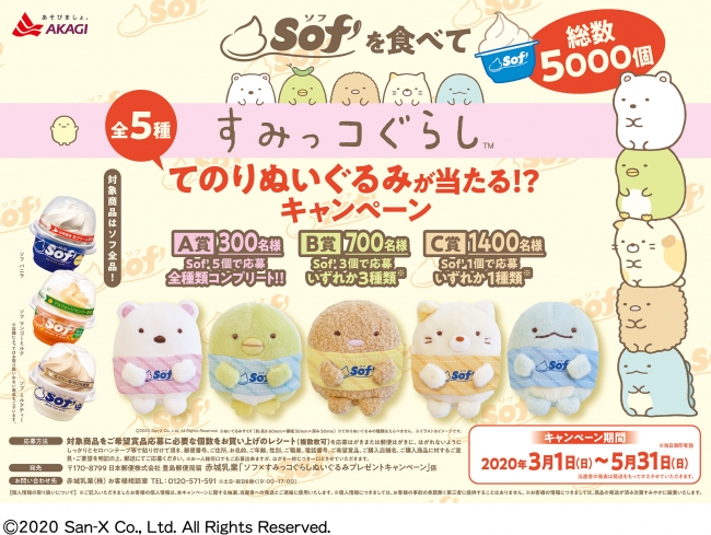 ©2020 San-X Co., Ltd. All Rights Reserved.