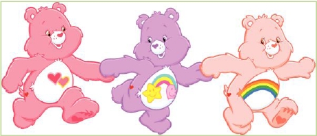 Care BearsTM and related trademarksⓒ2007 those Characters from Cleveland, Inc.