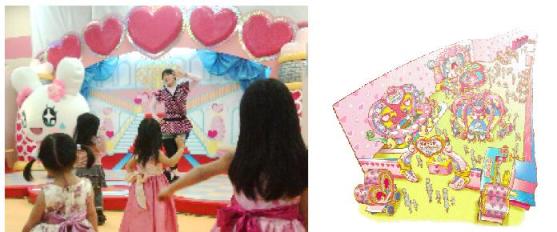 「たまごっちアイドルパーク」イメージ©BANDAI・WiZ/TV TOKYO・2009Team たまごっちＴＶ