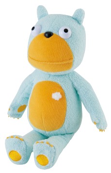 ぬいぐるみ（価格：1,470円（税込）／発売：キューブ）© ムッシュ熊雄
