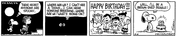 8月10日がスヌーピーの誕生である根拠となった1968年8月10日付の作品© 1968 Peanuts Worldwide LLC