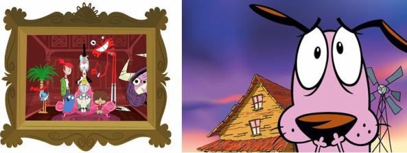 「フォスターズ・ホーム」と「おくびょうなカーレッジくん」TM & © 2011 Cartoon Network.